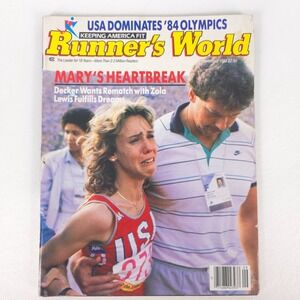 RUNNER'S WORLD Magazine September 1984 Mary Decker Olympics Nike History‎ USA